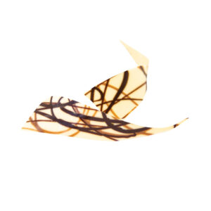 Chocolade waves Picasso - 12x3cm - 10 stuks