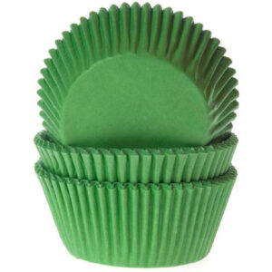 HoM cupcake vorm gras groen 35X23mm - 60 stuks