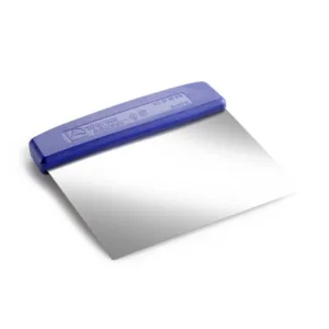 Inox deegschraper met kunststof handvat 13,5x13,5cm
