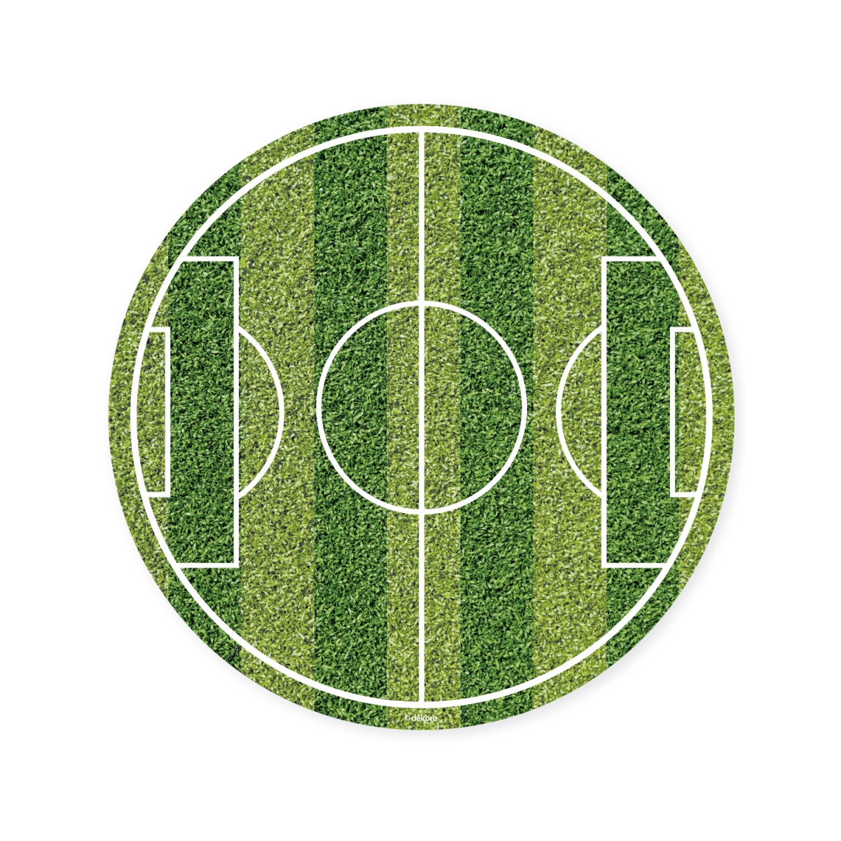 Voetbalveld rond 15,5cm