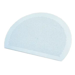 Martellato gehamerde schraper - plastic - 20X15 cm