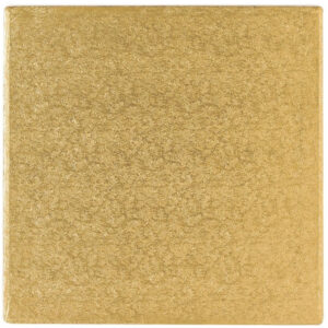 Cakedrum goud - vierkant - 25 cm