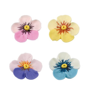 Suiker bloem viooletjes - 3.5cm - 8 stuks
