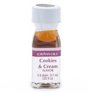 Lorann oils sterke smaakstof cookies and cream - 3.7ml