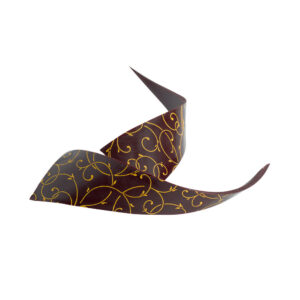 Waves gouden krul - 12x3cm - 8 stuks