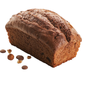Cake choc nut - 500g (hazelnootcake met melkchocolade stukjes)