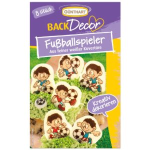 Chocoladedecoratie - voetballers - 8st