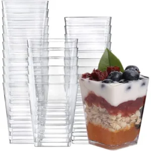 mini dessert cup - 6.2X6.2X5.8cm - 50 stuks