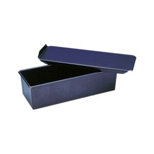 casinobroodvorm blauw staal - 29x9x10cm
