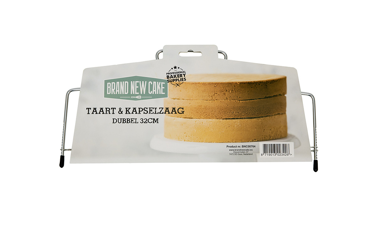 BNC taartzaag dubbel - 32cm