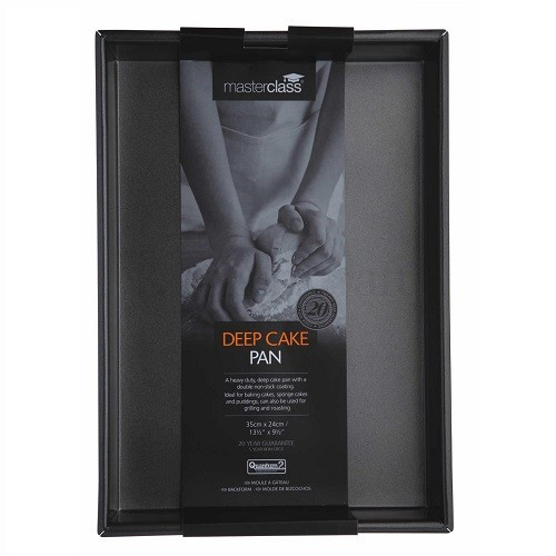 Masterclass vierkante cakevorm 35x24x5cm
