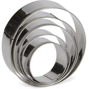 Patisse uitstekers rond RVS - 5delig