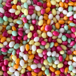 Suiker eitjes klein diverse kleuren - 1kg