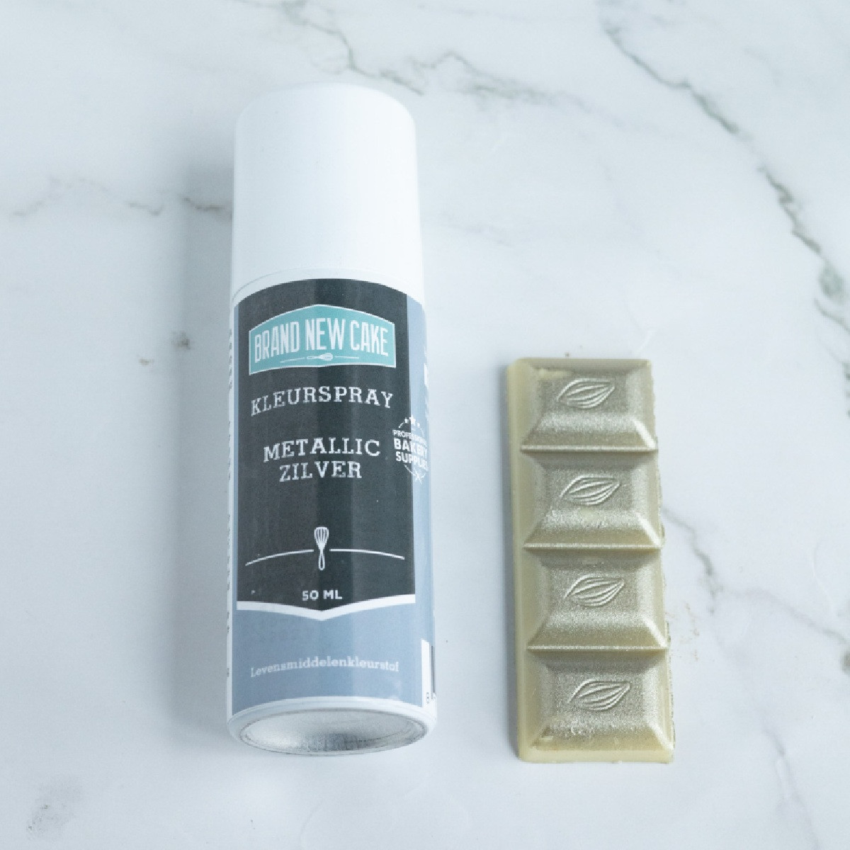 Kleurspray metallic zilver - 50ml