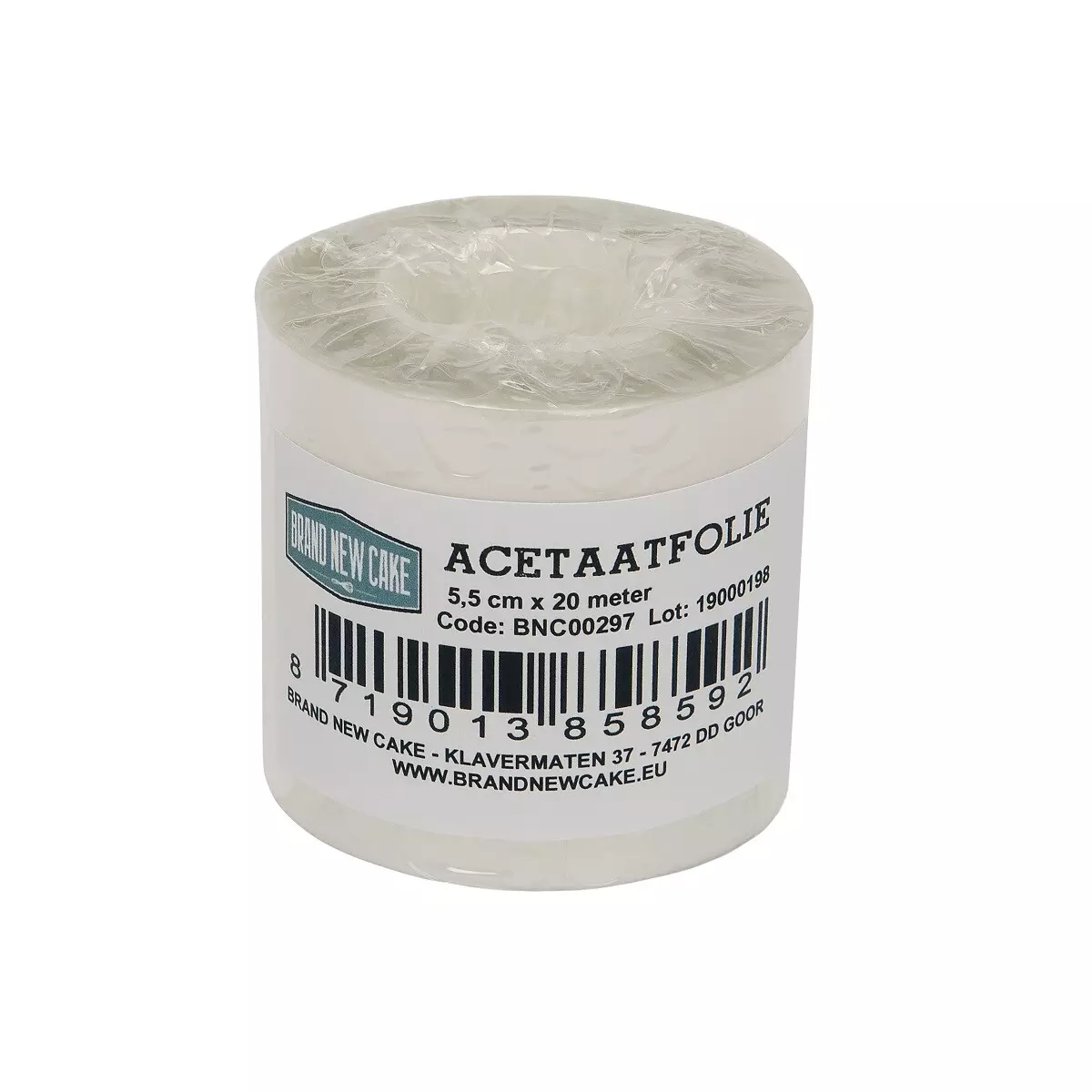 Acetaatfolie - 5.5cm hoog - lengte 20M