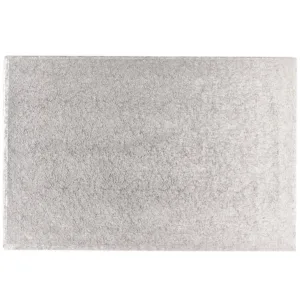 Cakeboard Zilver Rechthoek 35,5x30,5cm