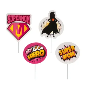 Dekora Cake topper - super mom - 8st
