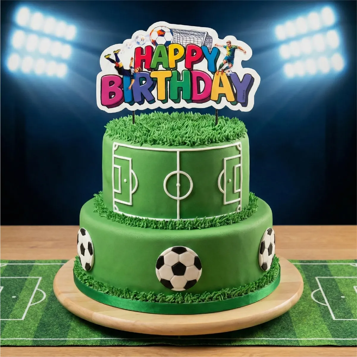 Dekora cake topper - voetbal