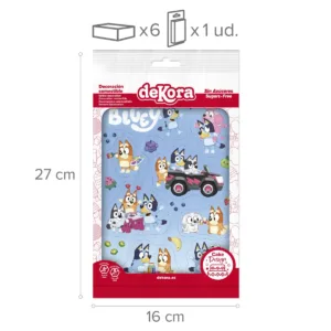 Dekora cakedisc - bluey - 8 stuks