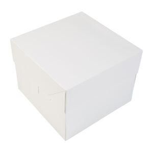 Hoge taartdoos - 25x25x15cm - deksel+bodem