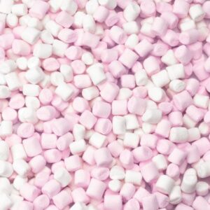 Mini marshmallow wit/roos - 100g