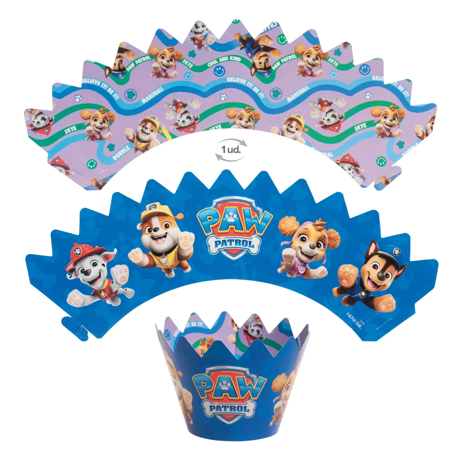 Paw patrol cupcake decoreerset - 12st