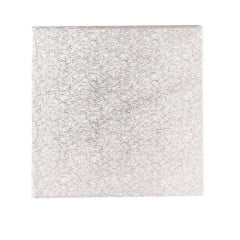 cakedrum vierkant - zilver - 35cm
