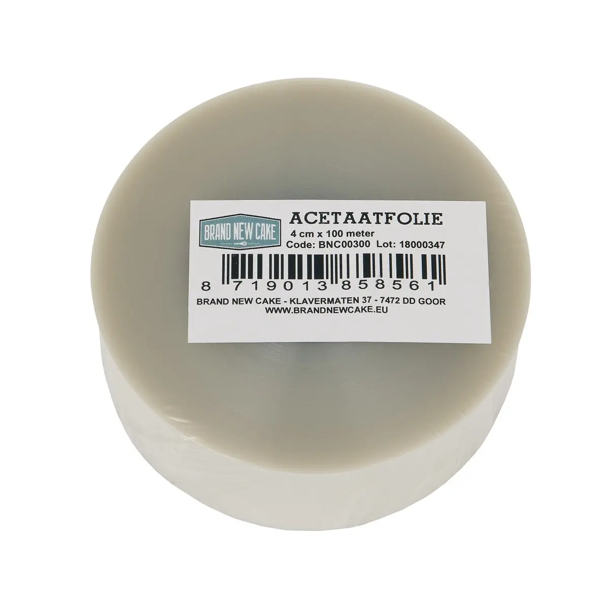 BNC acetaatfolie 4cm hoog - lengte 100M