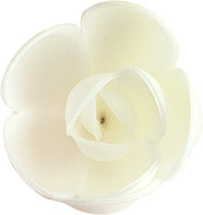 Dekora hosti roos groot wit - 4cm -3st