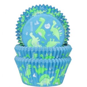 HoM cupcakevorm dino - 50X33mm - 50 stuks