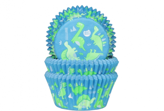 HoM cupcakevorm dino - 50X33mm - 50 stuks