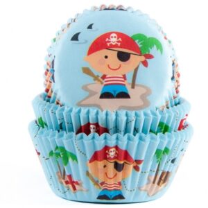 HoM cupcakevorm piraat - 48X33mm - 50 stuks