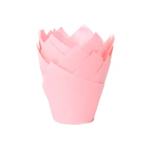 HoM muffinvorm baby roze - 36 stuks