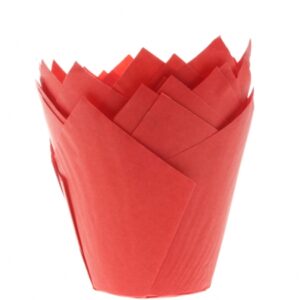 HoM muffinvorm rood - 36 stuks