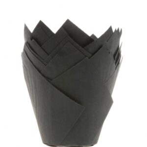 HoM muffinvorm zwart - 36 stuks