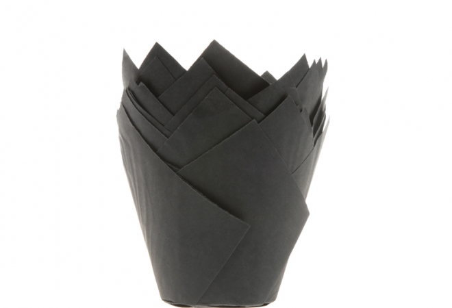 HoM muffinvorm zwart - 36 stuks