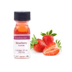 Lorann oils sterke smaakstof aardbei - 3.7ml