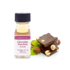 Lorann oils sterke smaakstof chocolade hazelnoot - 3.7ml