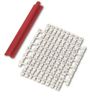 Stadter cijfer en letter stempel set