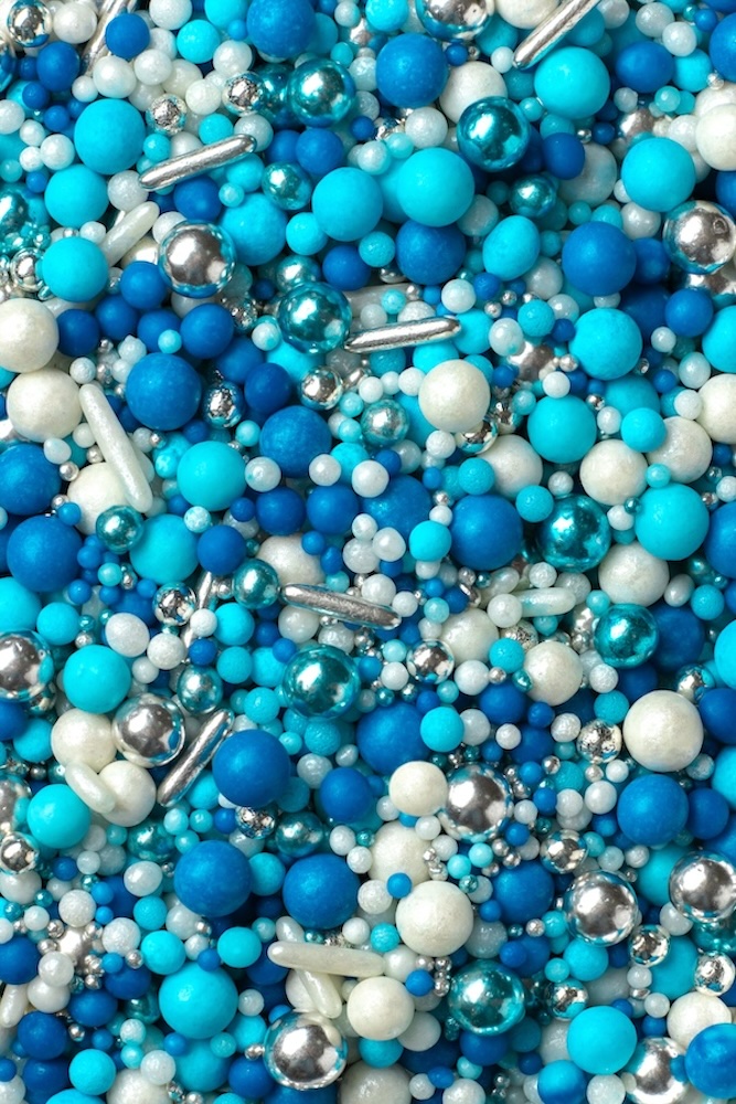 Suikerstrooisel, Mix "Donkerblauw", 100 g