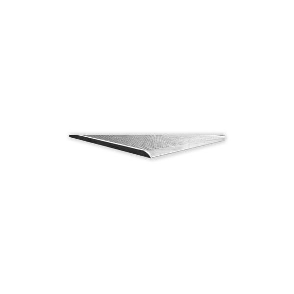 Alu perfo 60x40cm - 2 boorden 10mm 45° / 2 mm opening 40