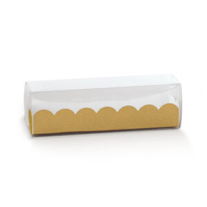 macarondoosjes transparant 19x5x5cm - 10 stuks