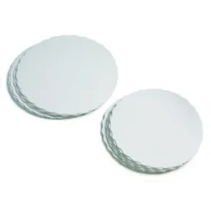 onderlegger wit gebogen - 27cm - 5 stuks