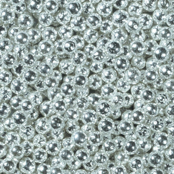 softparels 4mm -Zilver - 100g