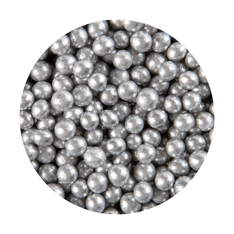 softparels 4mm -Zilver - 100g