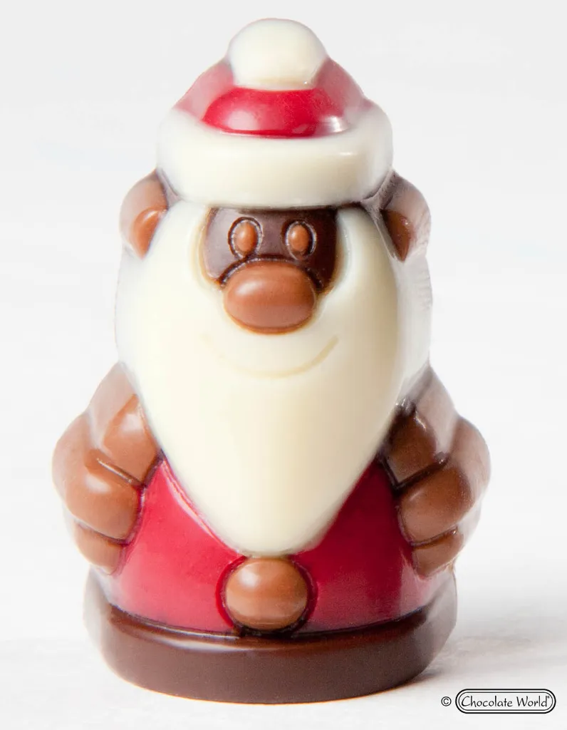 Chocoladevorm kerstman