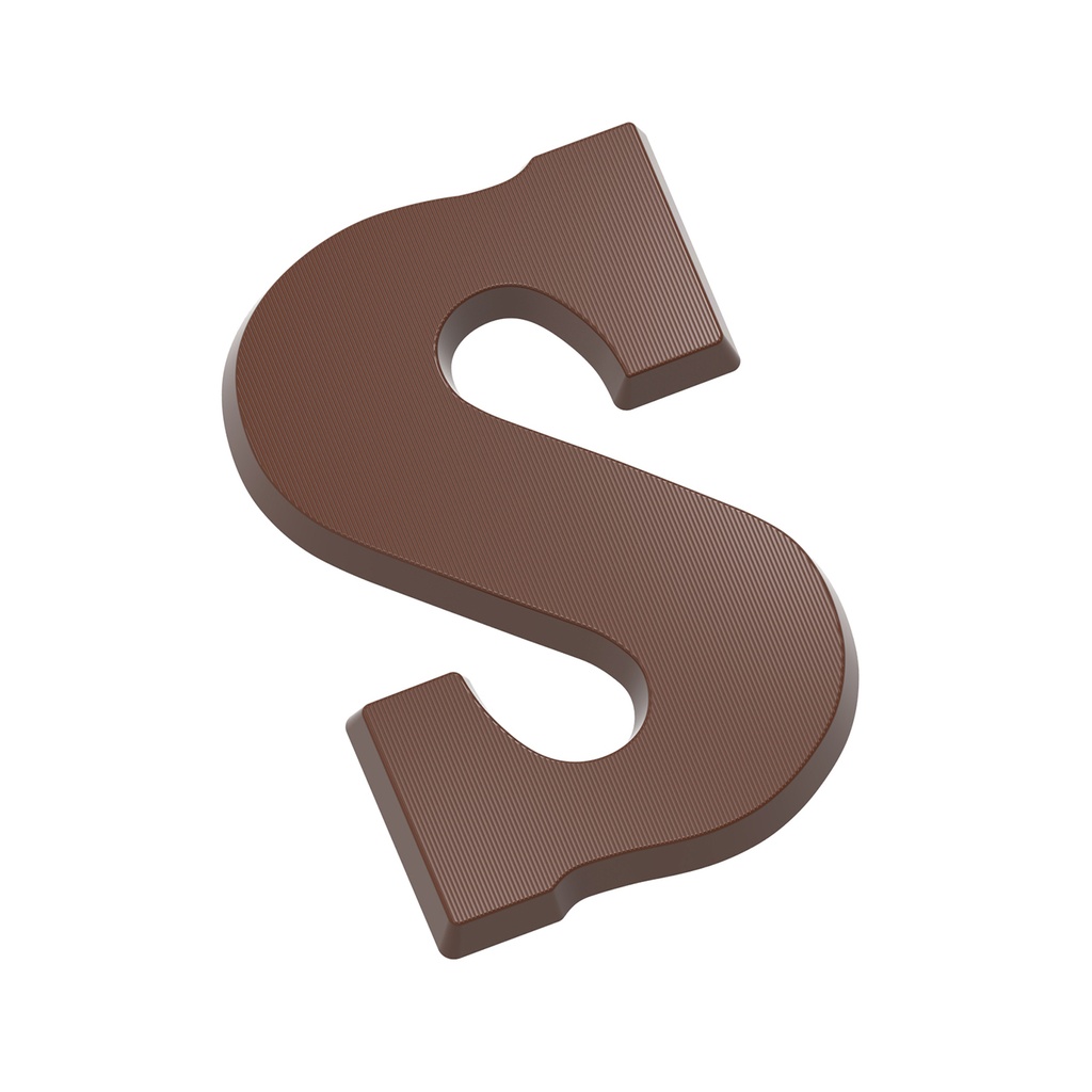 Chocoladevorm letter S 200 gr