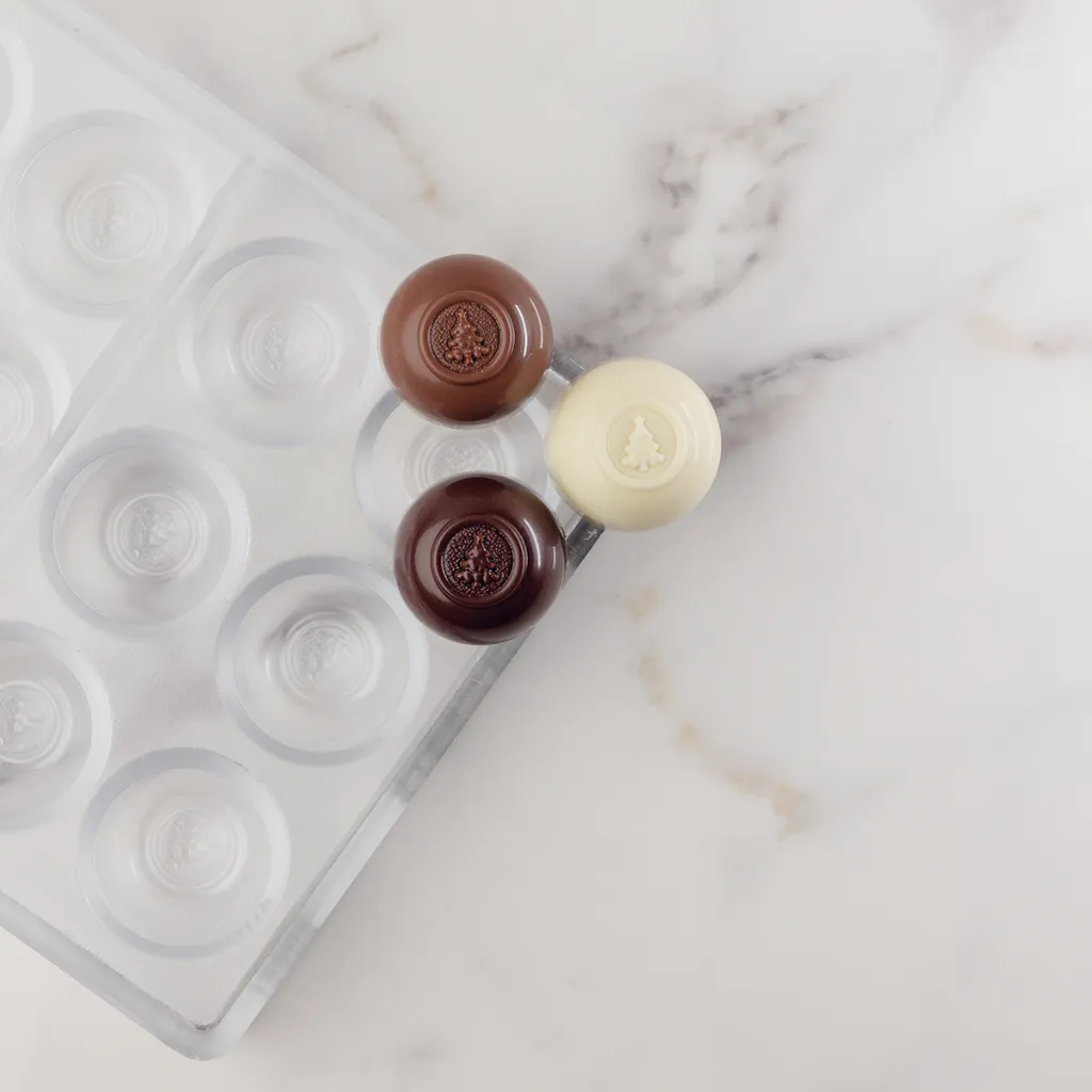 Chocoladevorm praline Kerst