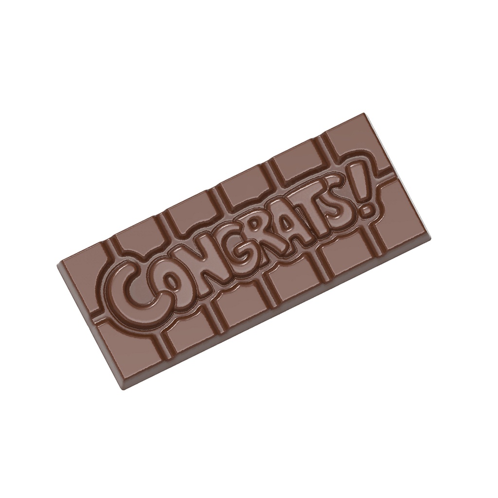 Chocoladevorm tablet Congrats