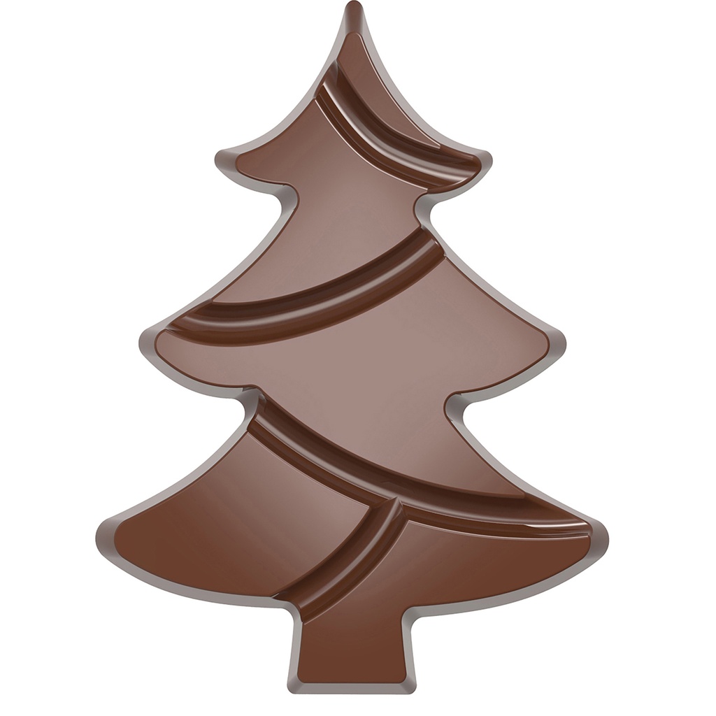 Chocoladevorm tablet kerstboom